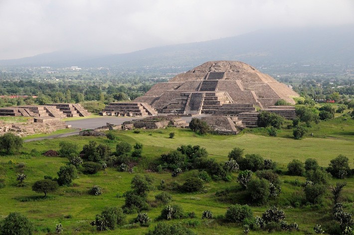 Mexico, Anahuac, Teotihuacan, Moon Pyramid.